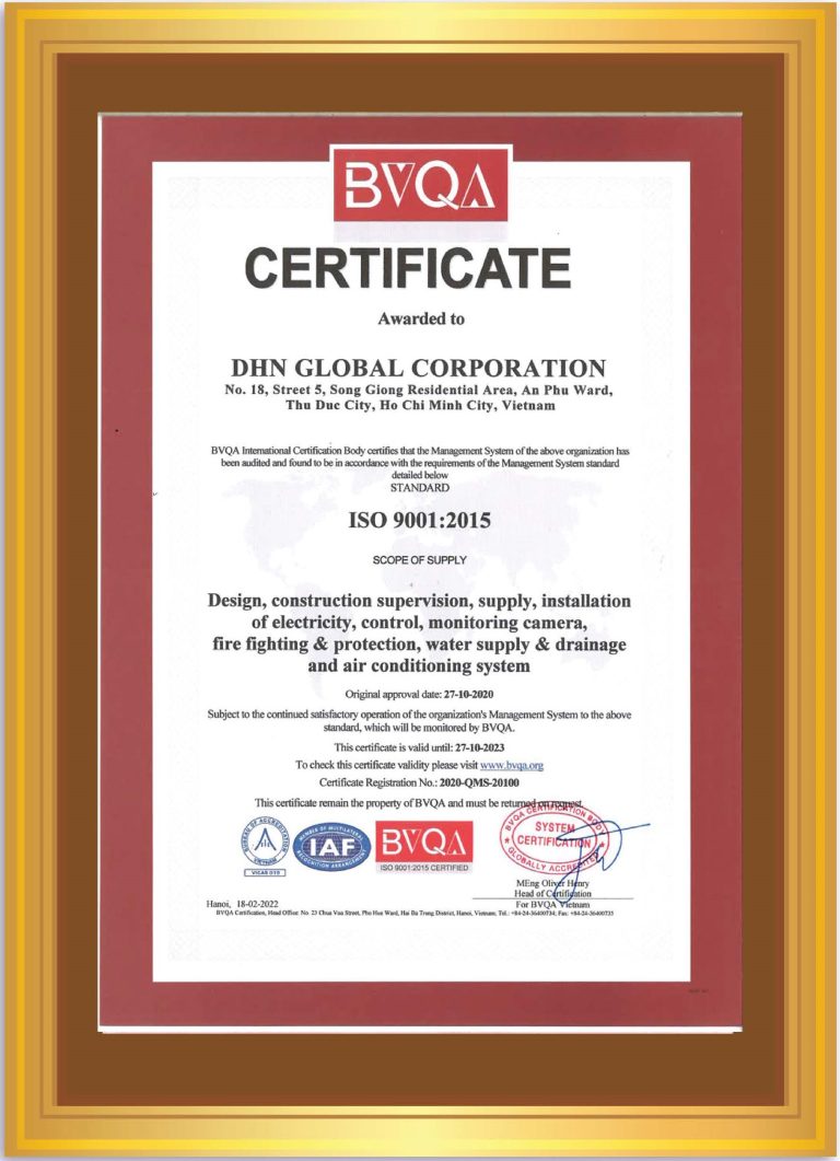 DHN EN ISO9001-2015